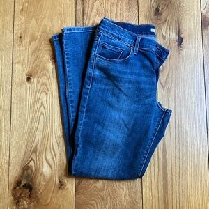 Levi's Women's Straight Leg Jeans in Deep Denim Blue